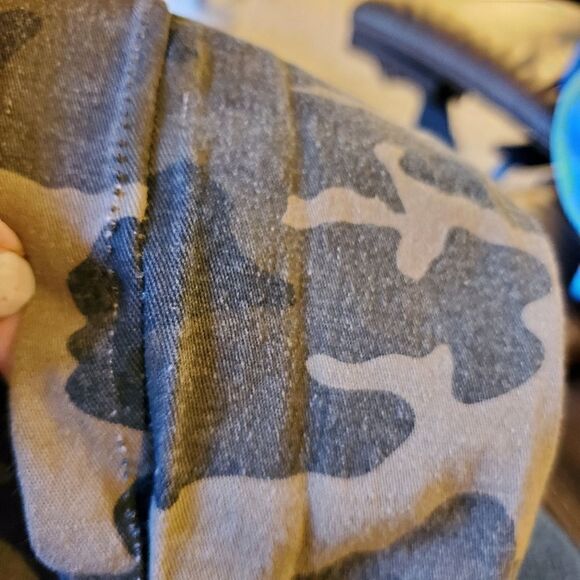 American Bazi distressed camo skinny overalls - Picture 9 of 9